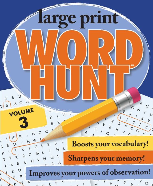 Large Print Word Hunt Vol 3 By Beaver Books